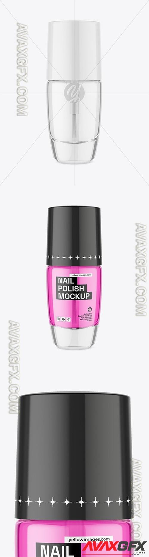 Clear Nail Polish Bottle Mockup 97299 TIF