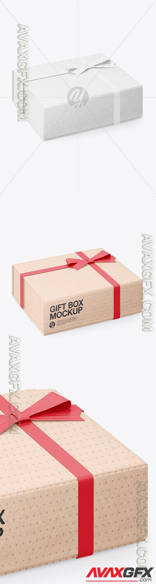 Kraft Gift Box Mockup 97249 TIF