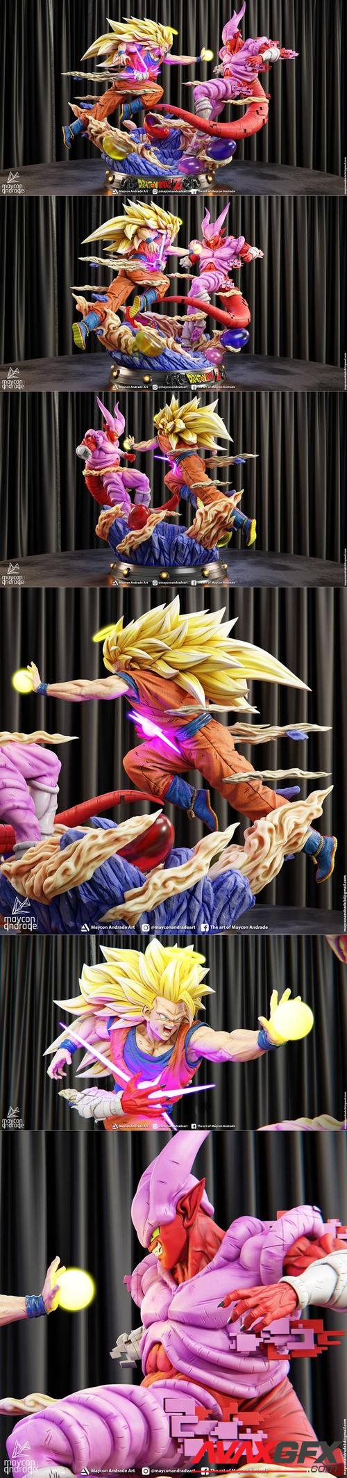 Goku vs Janemba – 3D Printable STL