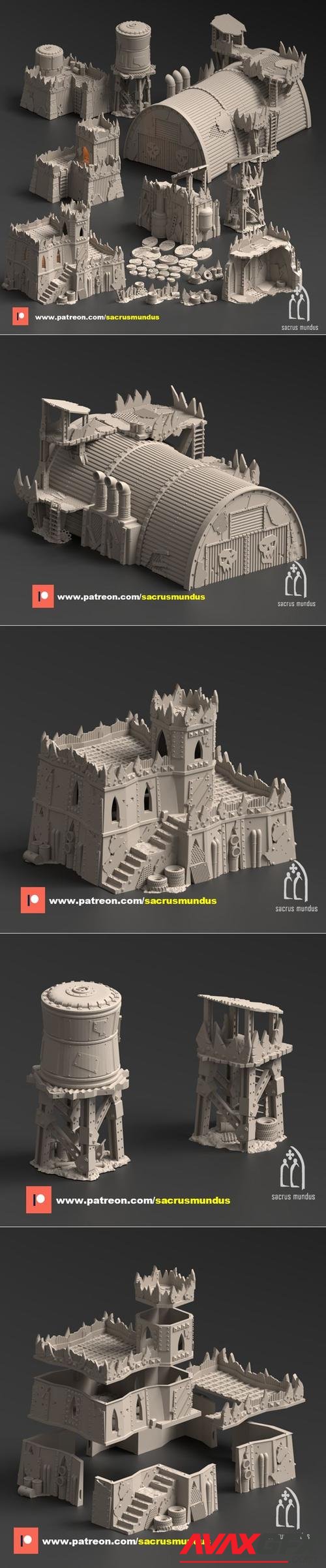 Warpzel-1A Orc Settlement – 3D Printable STL