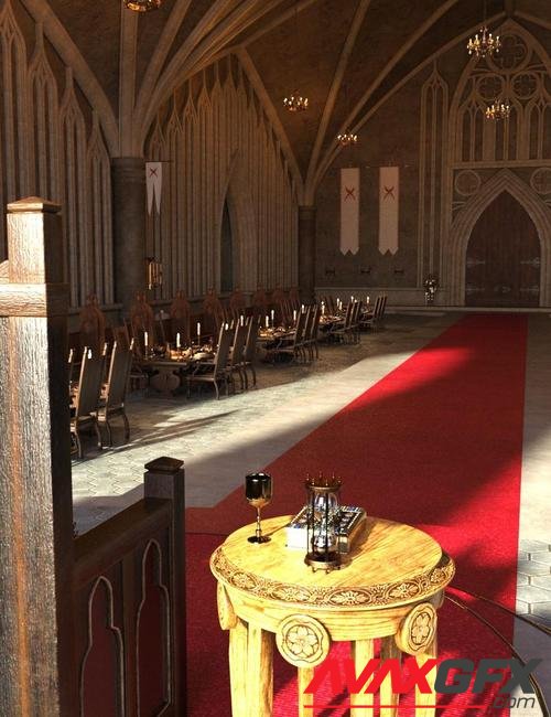 FG Medieval King's Throne