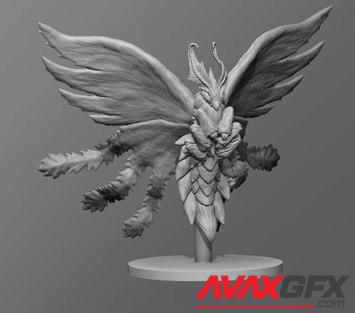 Phoenix Moth – 3D Printable STL