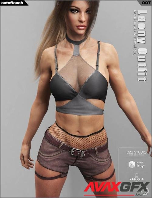 Leony Outfit for Genesis 8 Female(s)