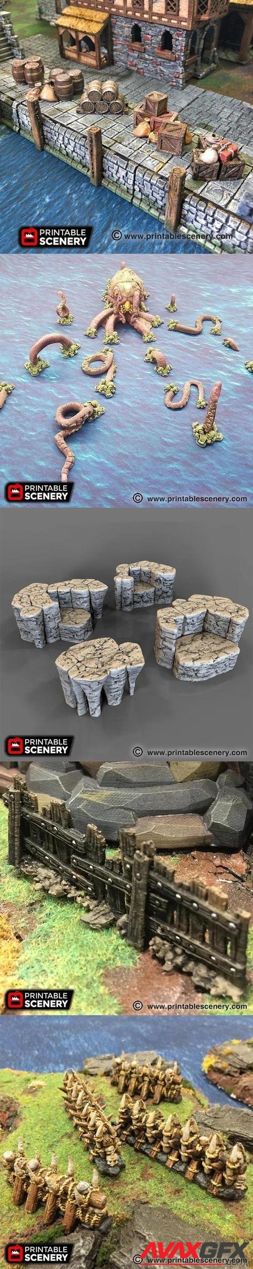 Lost Tribes - Bonus Items Complete – 3D Printable STL