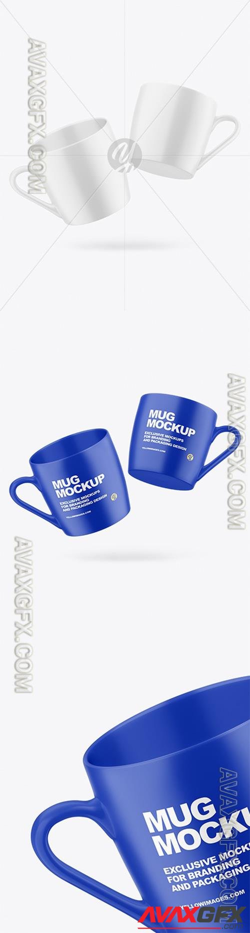 Two Matte Mugs Mockup 93891 TIF