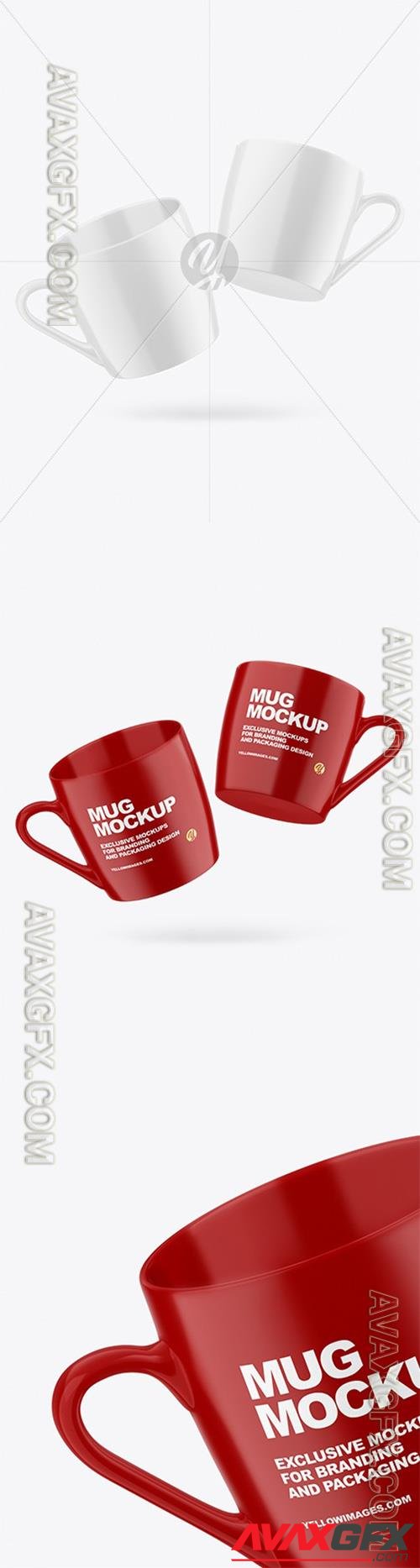 Two Glossy Mugs Mockup 93889 TIF