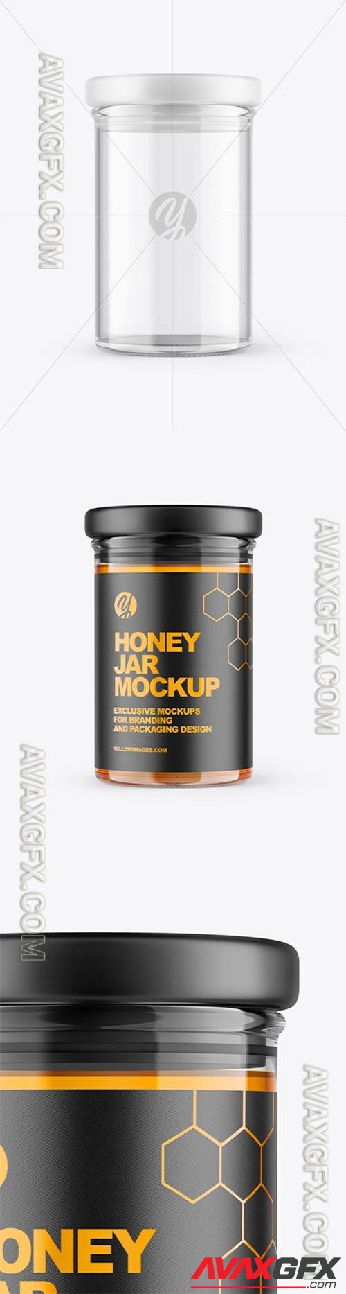 Glass Honey Jar Mockup 91695 TIF