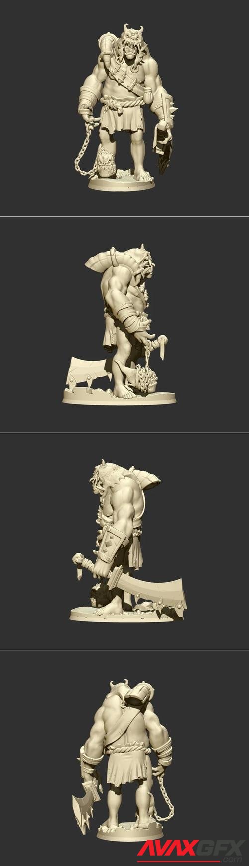 Giant Grum – 3D Printable STL