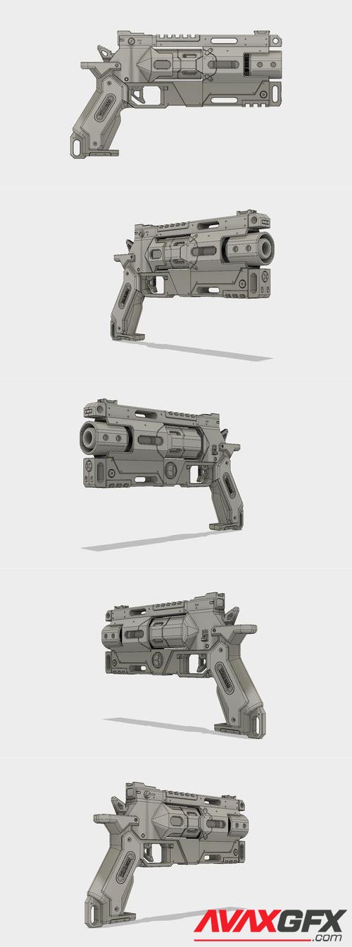 Wingman Pistol – 3D Printable STL