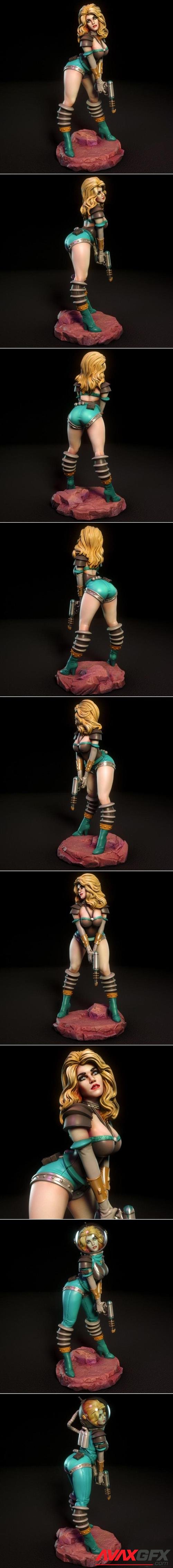 Janet Sci-fi Lady – 3D Printable STL