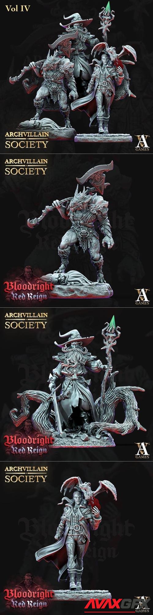 Archvillain Society - Vol.IV – 3D Printable STL