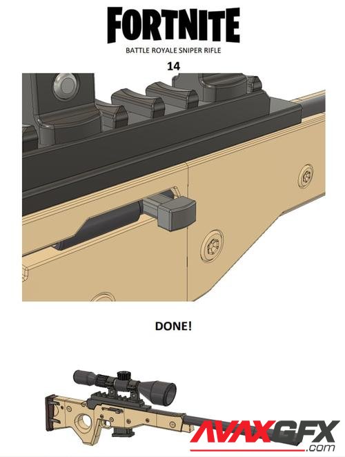 Fortnite sniperrifle – 3D Printable STL