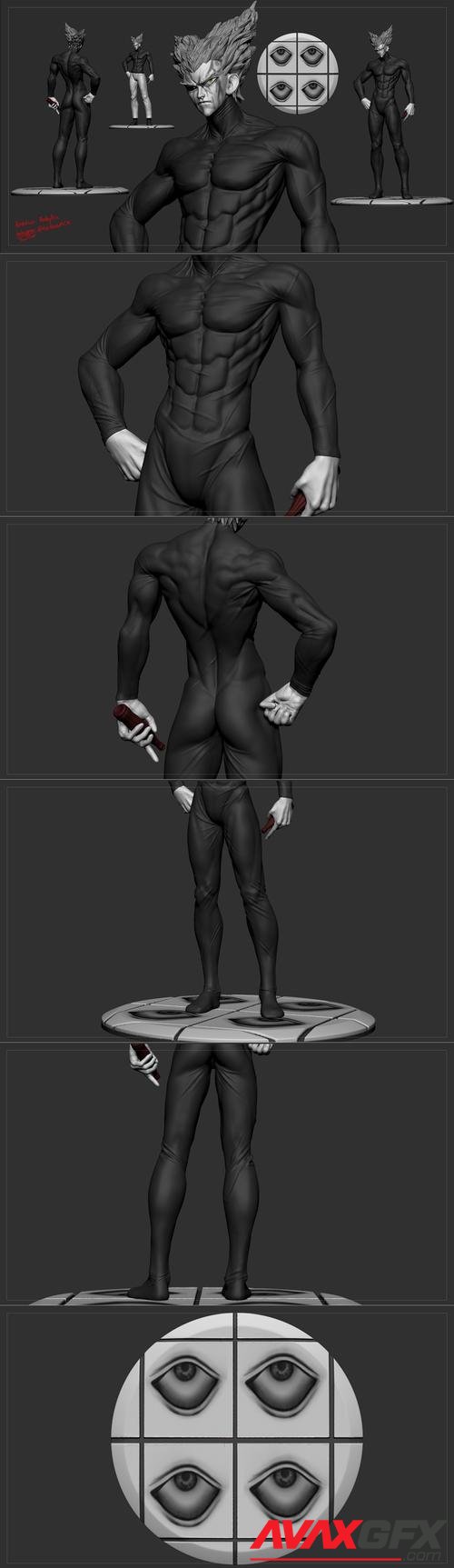 Garou - The Human Monster - One Punch Man – 3D Printable STL