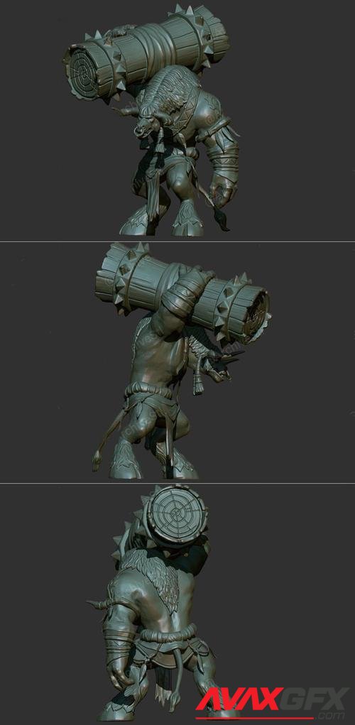 World of Warcraft Tauren – 3D Printable STL