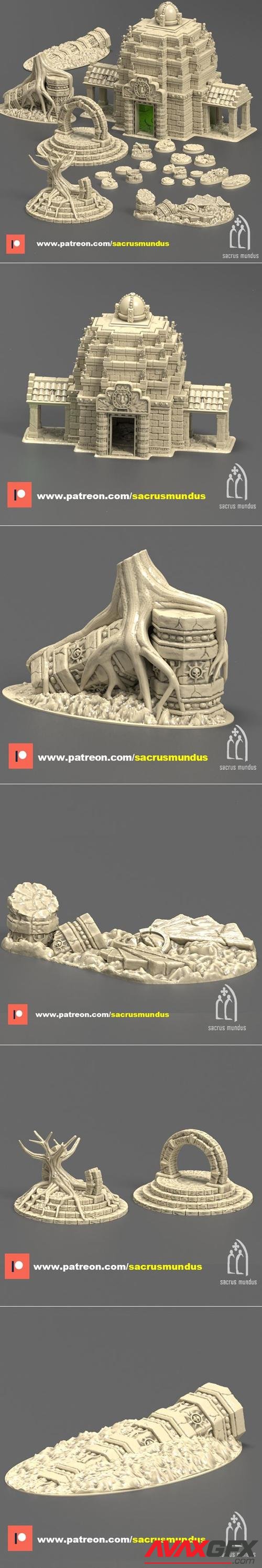 Quyllur Temple – 3D Printable STL