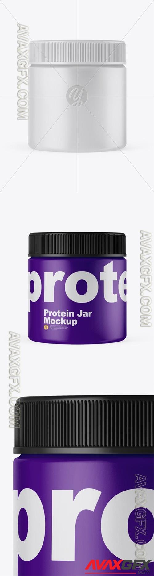 Matte Protein Jar Mockup 41539 TIF