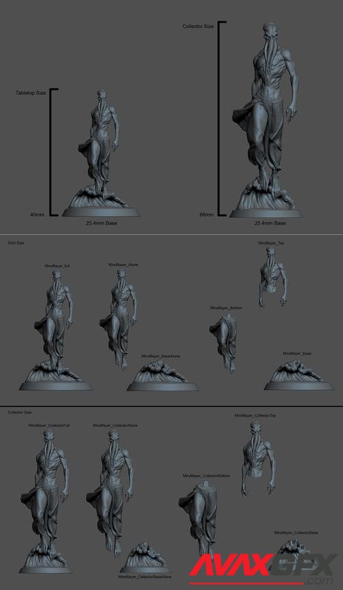 Mindflayer – 3D Printable STL