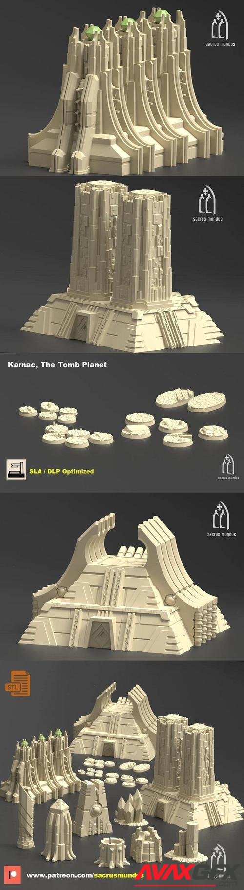 Karnac, The Tomb Planet – 3D Printable STL