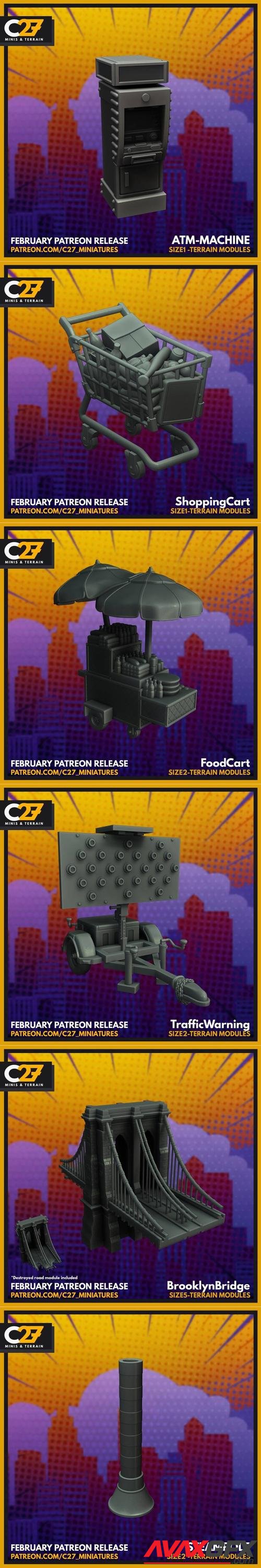 C27 - Terrain Loot Crate February 2022 – 3D Printable STL