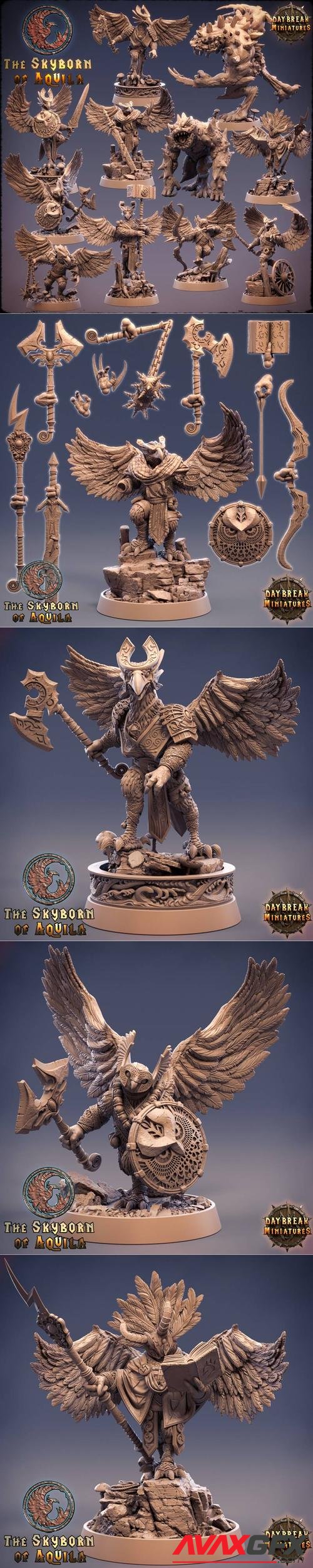 Daybreak Miniatures - The Skyborn of Aquila – 3D Printable STL