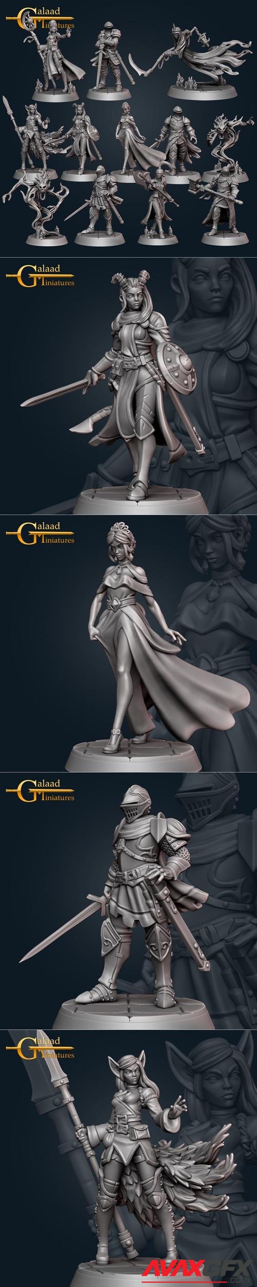 Galaad Miniatures December 2021 – 3D Printable STL