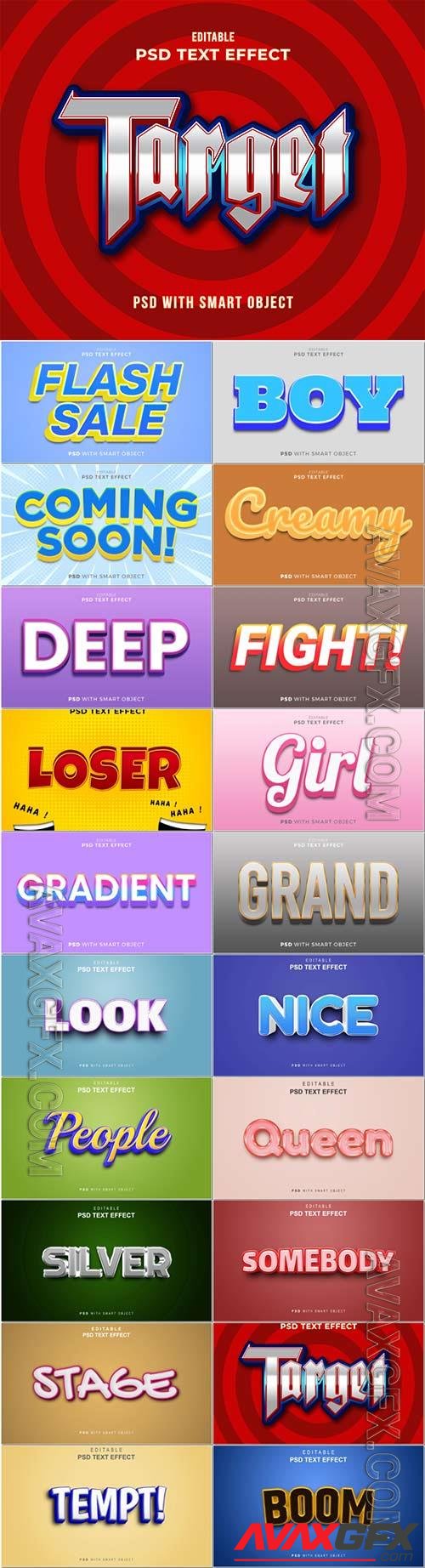 Psd text effect set vol 395