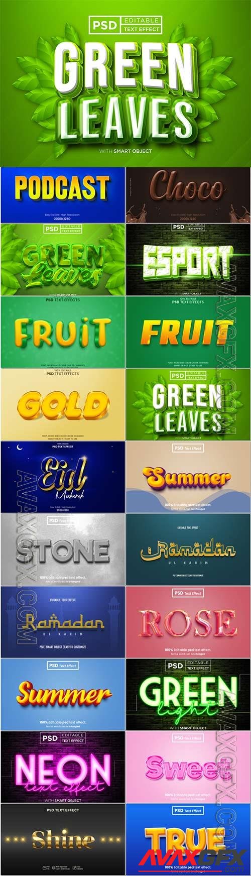 Psd text effect set vol 393