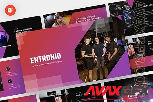 Entronio - Esport Game Powerpoint, Keynote and Google Slides Template