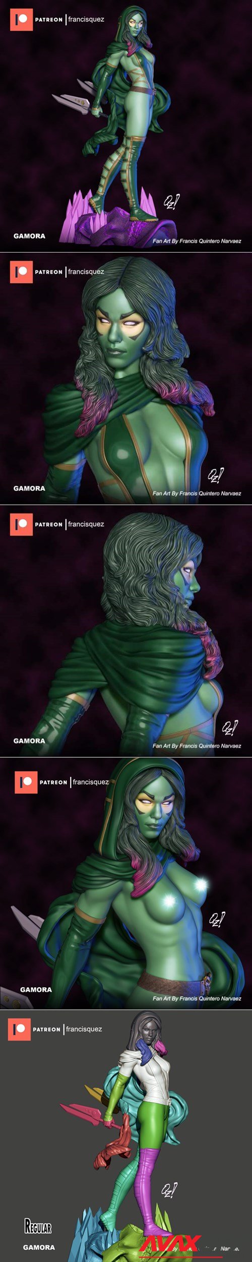 Gamora – 3D Printable STL