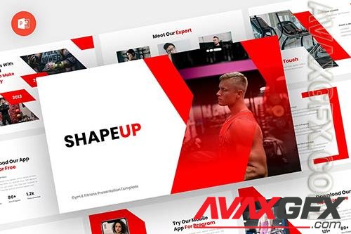 ShapeUp - Gym Powerpoint, Keynote and Google Slides Template