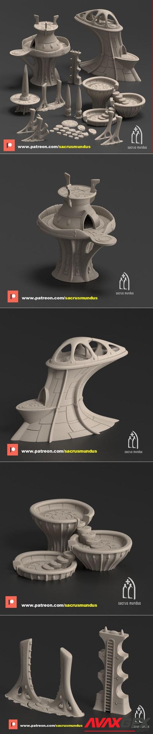 Zanat, The Abandoned World-Ship – 3D Printable STL