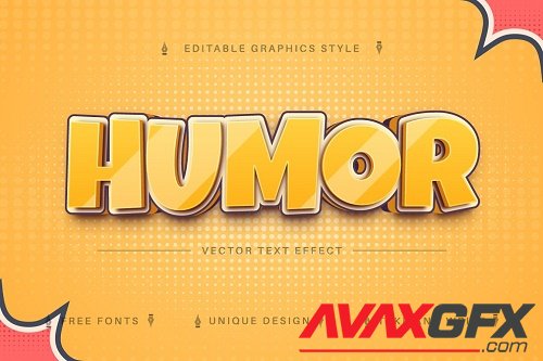 Humor - Editable Text Effect - 7076192