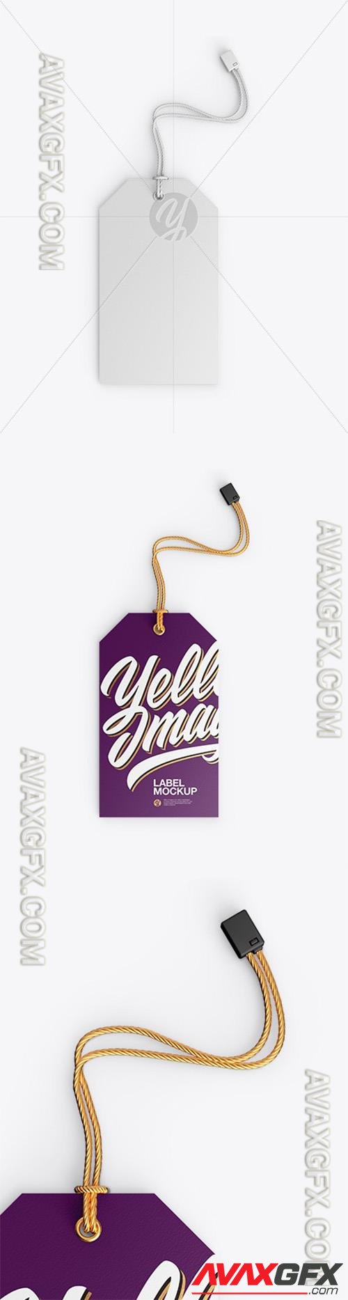 Paper Label With Rope Mockup 43779 TIF