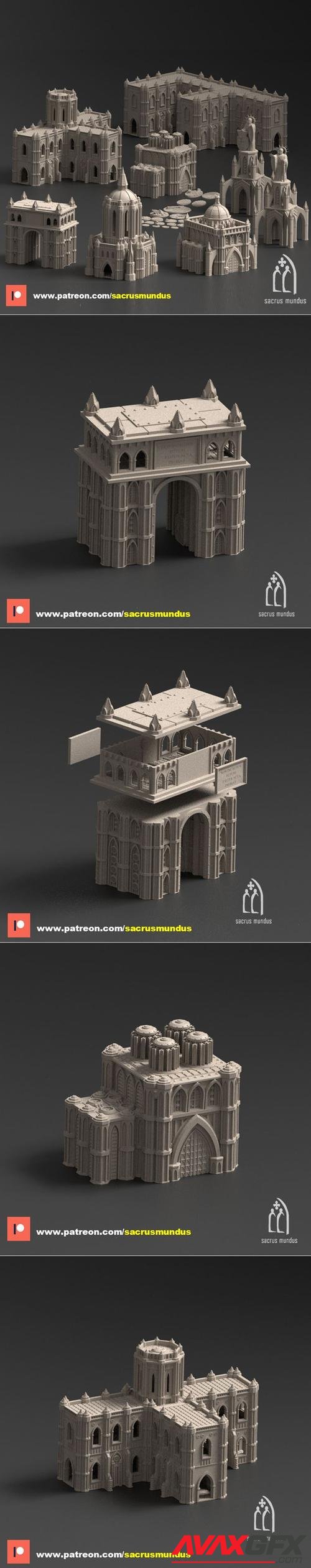 Augusta. The Holy City (cathedral) – 3D Printable STL