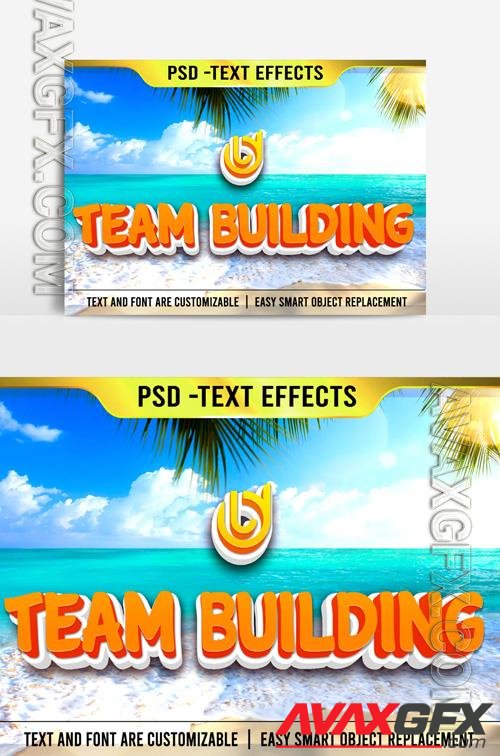 Psd Team Effects Building Text 3D Fixed