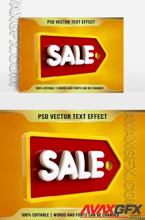 Psd Psd Beautiful Sale text effect Text 3D