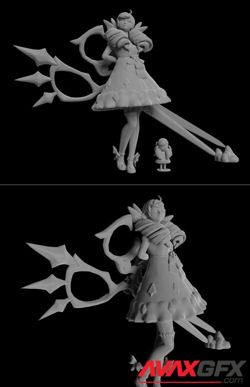 Gwen - League of Legends – 3D Printable STL