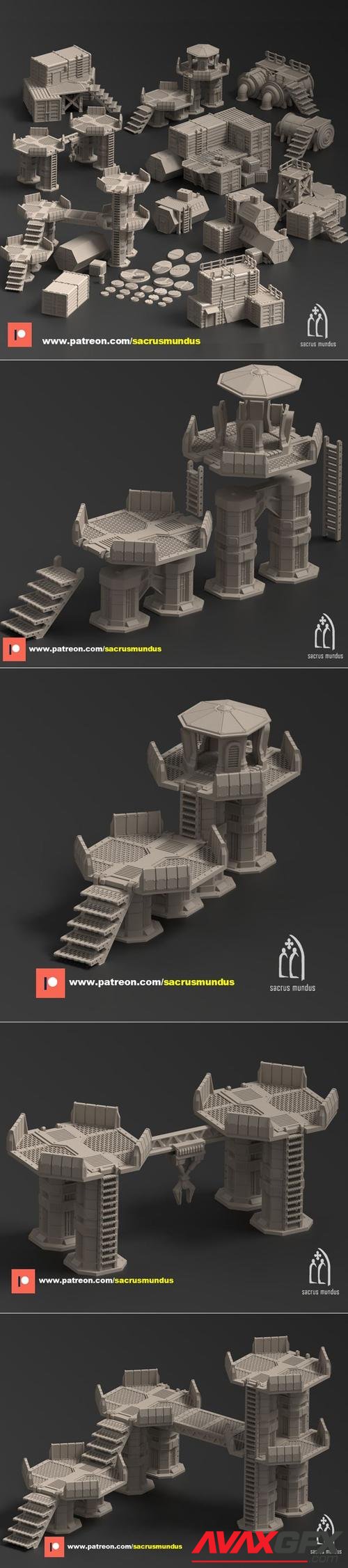 Kyhlden. Hive City Docks – 3D Printable STL