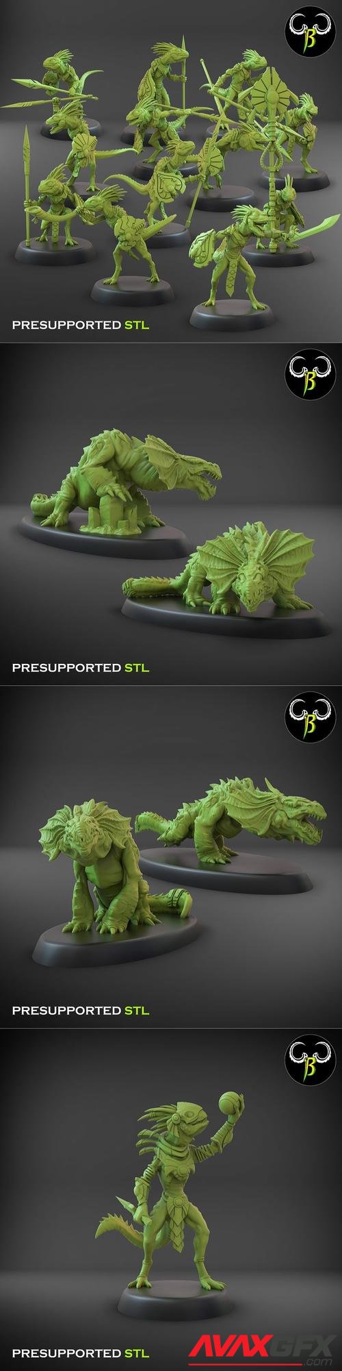 Clay Beast Creation - Starscales Pt1 January 2021 – 3D Printable STL