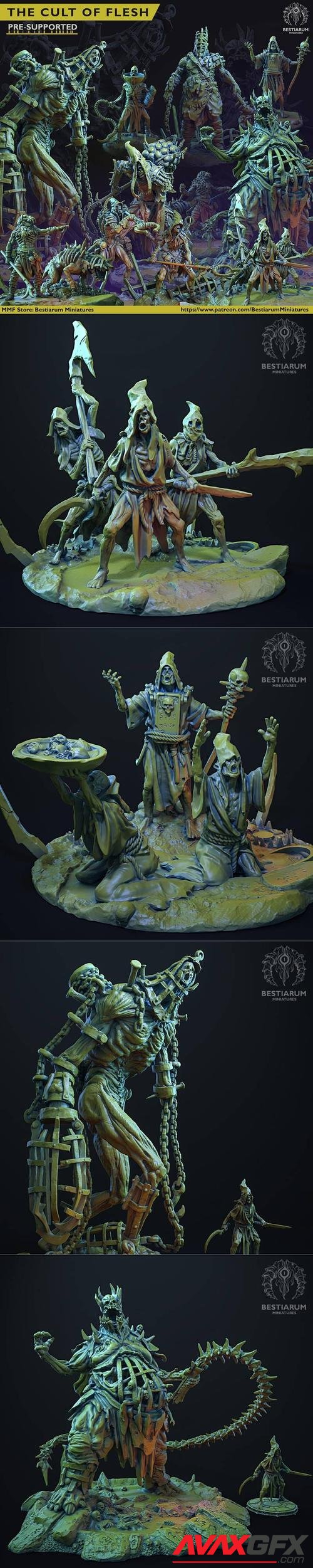 Bestiarum Miniatures - The Cult of Flesh December 2020 – 3D Printable STL