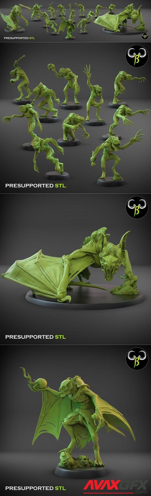 Clay Beast Creation - Crypt Nightmares March 2021 – 3D Printable STL