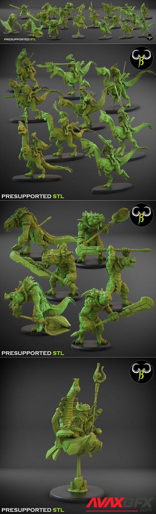 Clay Beast Creation - Star Scales April 2021 – 3D Printable STL