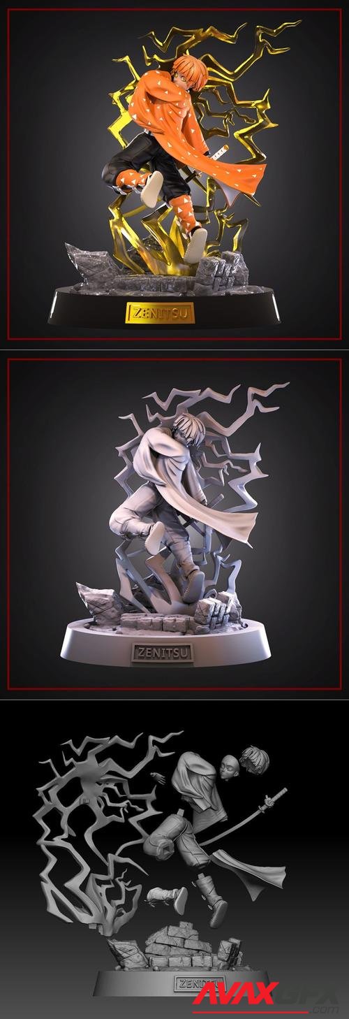 Zenitsu Agatsuma – 3D Printable STL