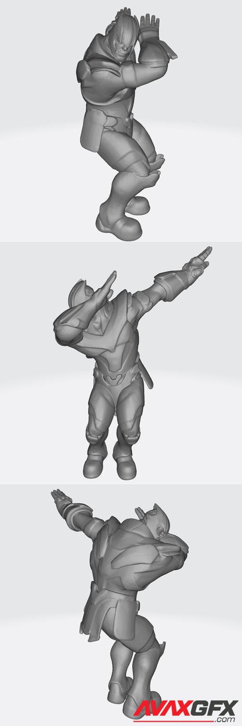 Fortnite Inspired Thanos Dab – 3D Printable STL