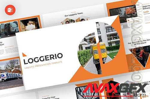Loggerio - Logistic Powerpoint, Keynote and Google Slides Template