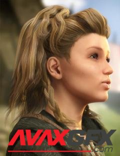 Viking Hair for Genesis 1 and 2 Female(s)