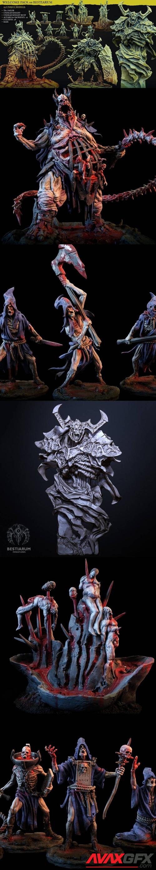 Bestiarum Miniatures - Welcome Pack – 3D Printable STL