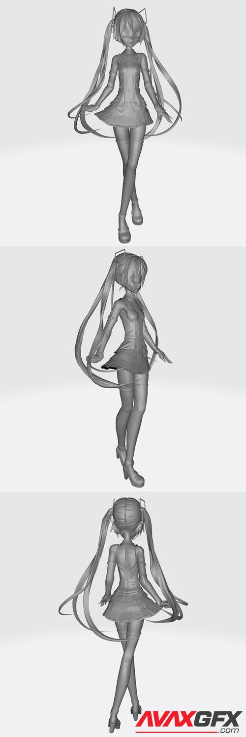 Miku Hatsune – 3D Printable STL