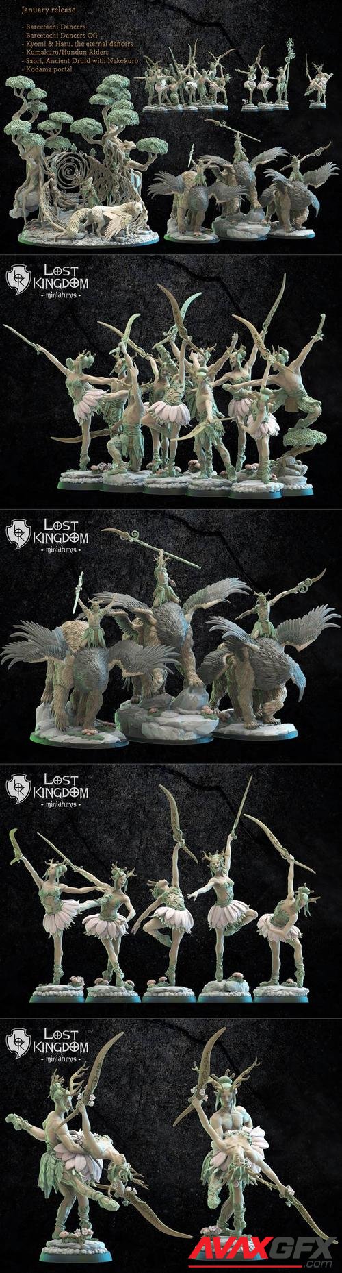 Lost Kingdom Miniatures January 2022 – 3D Printable STL