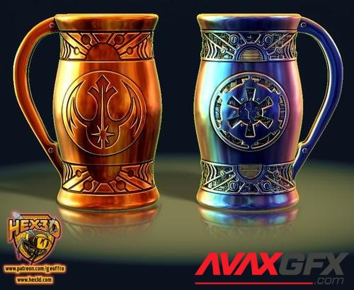 Mug – 3D Printable STL